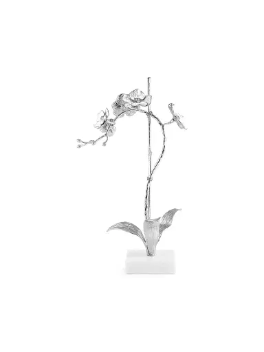Michael Aram Silver Orchid Stem Small Sculpture | Thumbnail 1 Michael Aram Silver Orchid Stem Small Sculpture | Thumbnail 1
