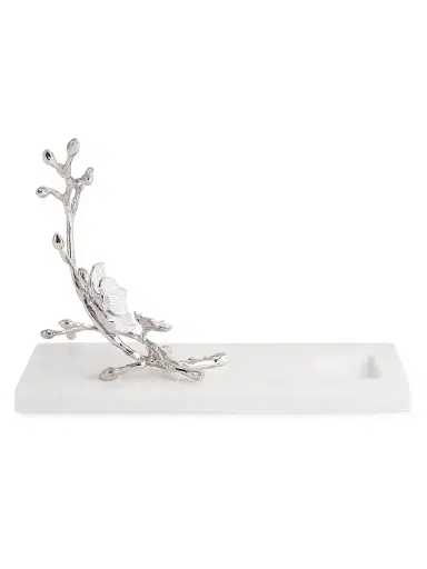 Michael Aram Silver Orchid Wine Rest | Thumbnail 1