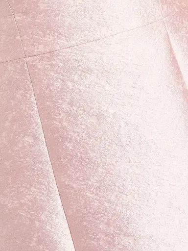 Kay Unger Women's Edith Jacquard Off-The-Shoulder Column Gown - Ballet Pink - Size 12 | Thumbnail 7