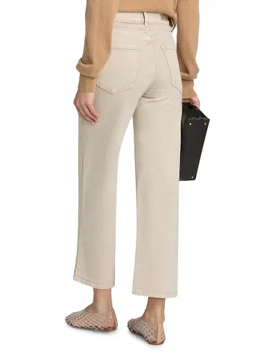 Le Jean Women's Juliette Wide-Leg Jeans - Desert Sands | Thumbnail 5