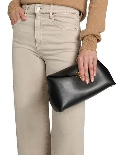 Le Jean Women's Juliette Wide-Leg Jeans - Desert Sands | Thumbnail 6