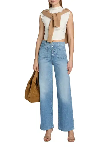 Le Jean Women's Georgia Wide-Leg Jeans | Thumbnail 2 Le Jean Women's Georgia Wide-Leg Jeans | Thumbnail 2