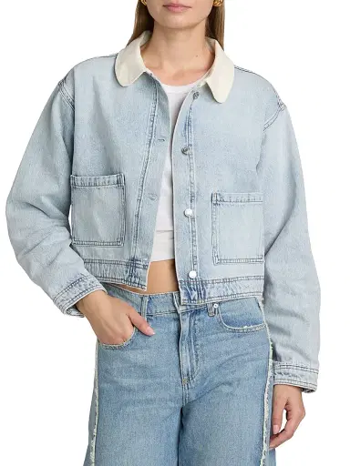 Le Jean Women's Cora Denim Jacket - Wild And Free - Size Medium | Thumbnail 3 Le Jean Women's Cora Denim Jacket - Wild And Free - Size Medium | Thumbnail 3