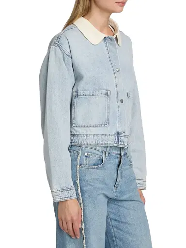 Le Jean Women's Cora Denim Jacket - Wild And Free - Size Medium | Thumbnail 4 Le Jean Women's Cora Denim Jacket - Wild And Free - Size Medium | Thumbnail 4