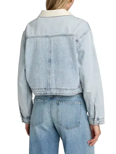 Le Jean Women's Cora Denim Jacket - Wild And Free - Size Medium | Thumbnail 5 Le Jean Women's Cora Denim Jacket - Wild And Free - Size Medium | Thumbnail 5