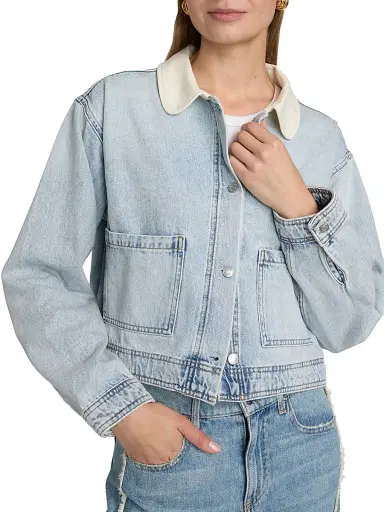 Le Jean Women's Cora Denim Jacket - Wild And Free - Size Medium | Thumbnail 6 Le Jean Women's Cora Denim Jacket - Wild And Free - Size Medium | Thumbnail 6