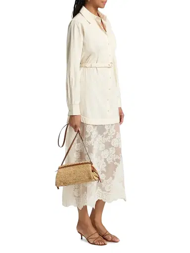 Cami NYC Women's Niveen Cotton & Lace Midi-Dress - Macadamia | Thumbnail 4 Cami NYC Women's Niveen Cotton & Lace Midi-Dress - Macadamia | Thumbnail 4