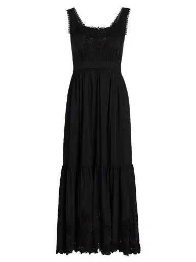 Kobi Halperin Women's Zuri Cotton-Silk Embroidered Lace Midi-Dress | Thumbnail 1 Kobi Halperin Women's Zuri Cotton-Silk Embroidered Lace Midi-Dress | Thumbnail 1