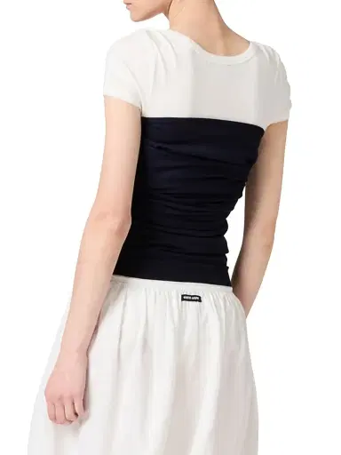 Miu Miu Women's Wool Boat-Neck Sweater - Blue - Size 4 | Thumbnail 3