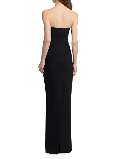 Chiara Boni La Petite Robe Women's Nitra Beaded Embroidered Strapless Gown | Thumbnail 5 Chiara Boni La Petite Robe Women's Nitra Beaded Embroidered Strapless Gown | Thumbnail 5