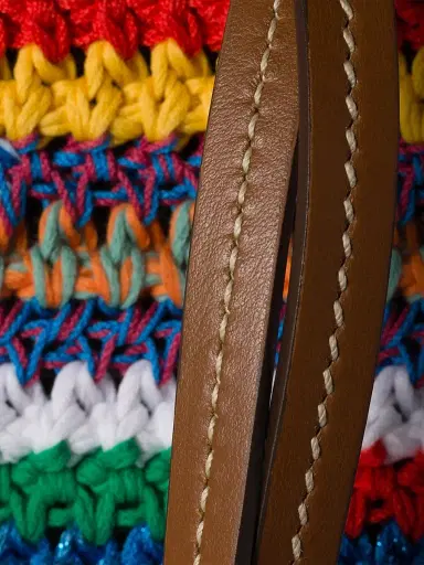 Miu Miu Women's Crochet Tote Bag | Thumbnail 8