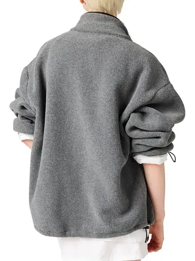 Miu Miu Women's Fleece Sweatshirt - Grey - Size Medium | Thumbnail 3 Miu Miu Women's Fleece Sweatshirt - Grey - Size Medium | Thumbnail 3