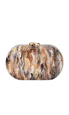 olga berg Maeve Marble Clutch | Thumbnail 1 olga berg Maeve Marble Clutch | Thumbnail 1
