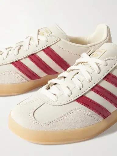 adidas Originals Gazelle Indoor suede-trimmed leather sneakers | Thumbnail 4 adidas Originals Gazelle Indoor suede-trimmed leather sneakers | Thumbnail 4
