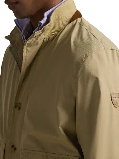 Polo Ralph Lauren Men's Gabardine Stand Collar Bomber Jacket - Khaki - Size XXL | Thumbnail 5 Polo Ralph Lauren Men's Gabardine Stand Collar Bomber Jacket - Khaki - Size XXL | Thumbnail 5
