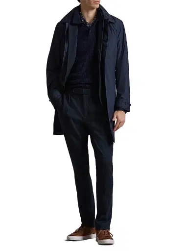 Polo Ralph Lauren Men's Pleated-Front Knit Mesh Sport Trousers | Thumbnail 2 Polo Ralph Lauren Men's Pleated-Front Knit Mesh Sport Trousers | Thumbnail 2