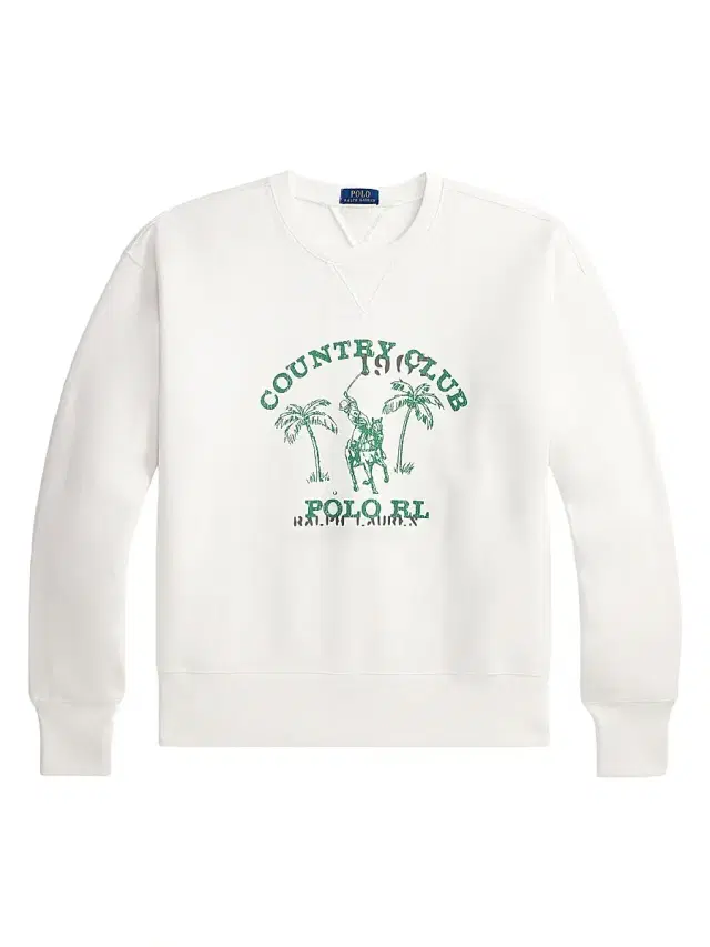 Polo Ralph Lauren Men's Vintage Fleece Cotton-Blend Sweatshirt - Nevis