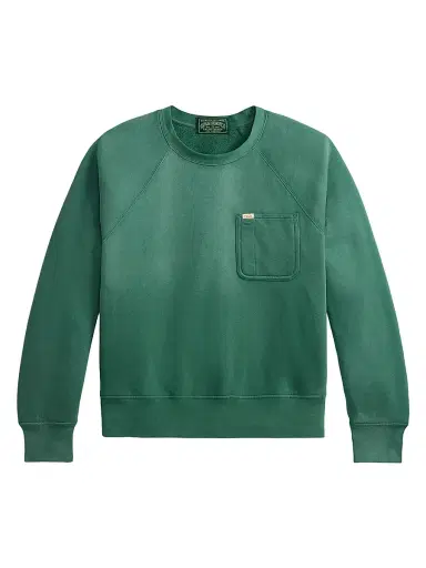 Polo Ralph Lauren Men's Seasonal Fleece Cotton-Blend Sweatshirt - Antique Green - Size XXL | Thumbnail 1 Polo Ralph Lauren Men's Seasonal Fleece Cotton-Blend Sweatshirt - Antique Green - Size XXL | Thumbnail 1
