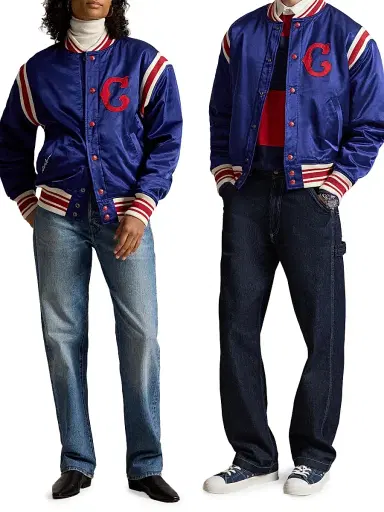 Polo Ralph Lauren Men's Cubs Cotton-Blend Satin Bomber Jacket - Fall Royal - Size XXL | Thumbnail 8 Polo Ralph Lauren Men's Cubs Cotton-Blend Satin Bomber Jacket - Fall Royal - Size XXL | Thumbnail 8