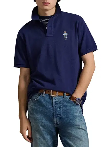Polo Ralph Lauren Men's Artisan Cotton Mesh Polo Shirt | Thumbnail 3 Polo Ralph Lauren Men's Artisan Cotton Mesh Polo Shirt | Thumbnail 3