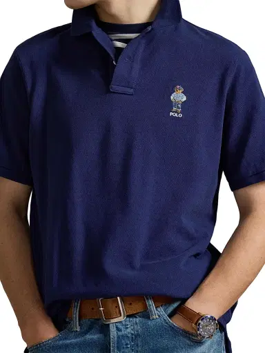 Polo Ralph Lauren Men's Artisan Cotton Mesh Polo Shirt | Thumbnail 5 Polo Ralph Lauren Men's Artisan Cotton Mesh Polo Shirt | Thumbnail 5