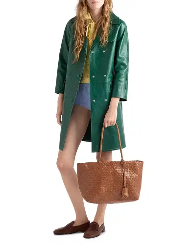 Prada Women's Leather Tote Bag - Brown | Thumbnail 2