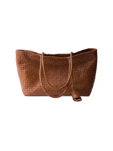 Prada Women's Leather Tote Bag - Brown | Thumbnail 1