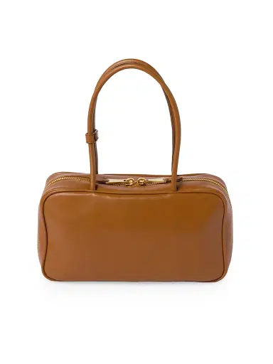 Miu Miu Women's Beau Leather Top-Handle Bag - Brown | Thumbnail 6