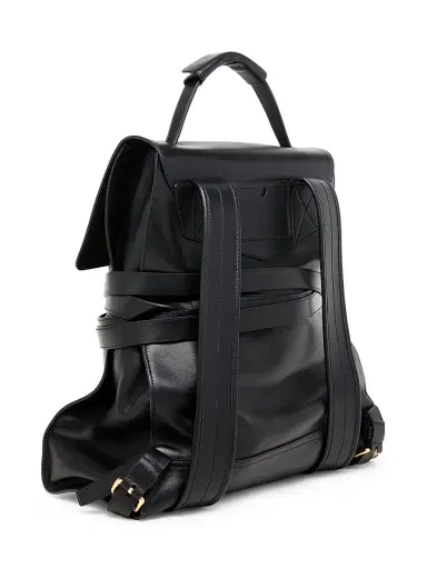 MOSCHINO Men's Tie Me Leather Backpack | Thumbnail 5 MOSCHINO Men's Tie Me Leather Backpack | Thumbnail 5