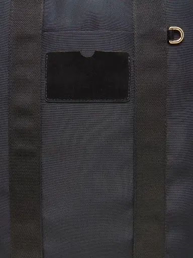 MOSCHINO Men's Logo Hardware Canvas Tote Bag - Black | Thumbnail 5 MOSCHINO Men's Logo Hardware Canvas Tote Bag - Black | Thumbnail 5