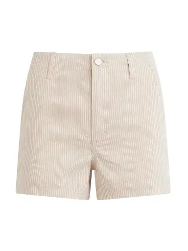Joe's Jeans Women's The Karter Striped Linen-Blend Shorts - Micro Stripe | Thumbnail 1