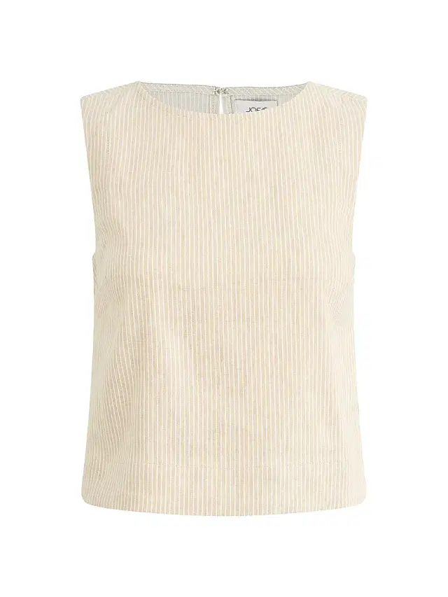 Women's The Boatneck Pinstripe Tank - Micro Stripe