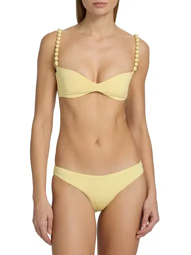 Peixoto Women's Asher Bikini Top - Honeycomb - Size Large | Thumbnail 3