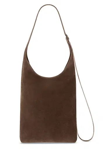 Courrèges Women's Melt Suede Tote Bag - Dark Bronze | Thumbnail 3