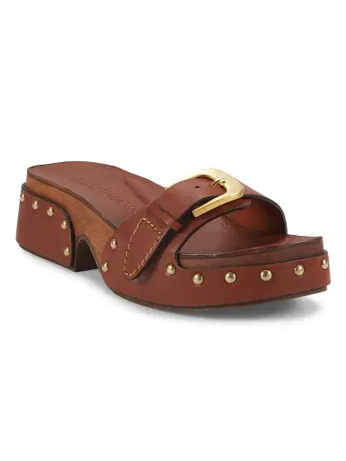 Zimmermann Women's Alight 40MM Studded Leather Platform Mules | Thumbnail 2