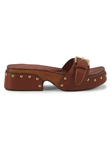 Zimmermann Women's Alight 40MM Studded Leather Platform Mules | Thumbnail 1