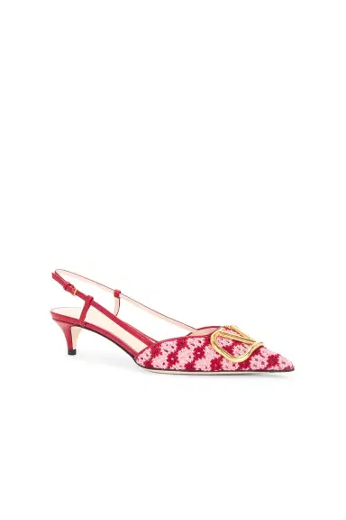 Valentino Garavani V Logo Signature 40 Slingback | Thumbnail 2