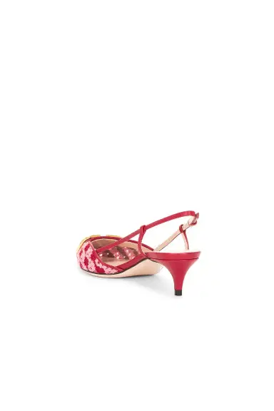 Valentino Garavani V Logo Signature 40 Slingback | Thumbnail 3