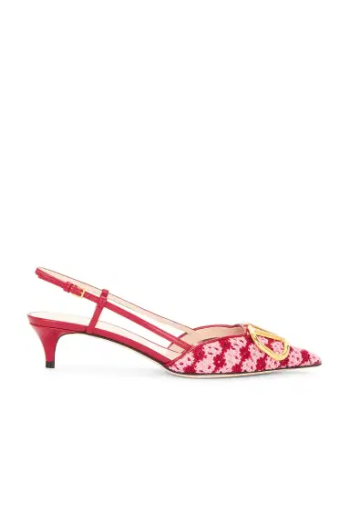 Valentino Garavani V Logo Signature 40 Slingback | Thumbnail 1