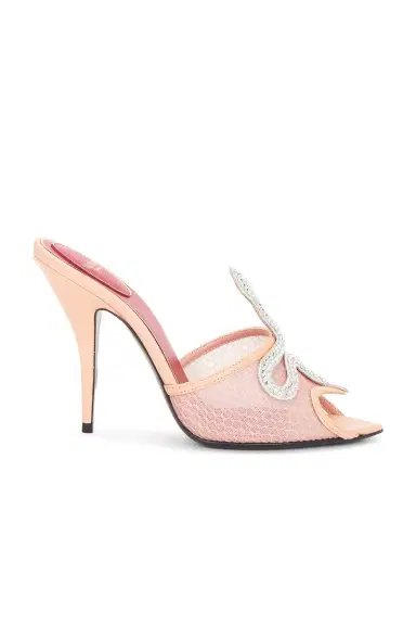 Valentino Garavani VG Coeur Vipere 105 Mule | Thumbnail 1 Valentino Garavani VG Coeur Vipere 105 Mule | Thumbnail 1