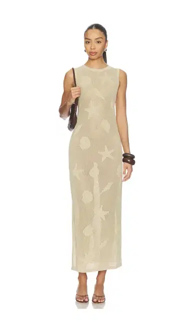 Barefoot Dreams Sunbleached Shell Motif Midi Dress | Thumbnail 2 Barefoot Dreams Sunbleached Shell Motif Midi Dress | Thumbnail 2