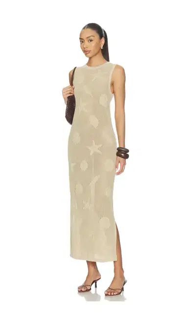 Barefoot Dreams Sunbleached Shell Motif Midi Dress | Thumbnail 1 Barefoot Dreams Sunbleached Shell Motif Midi Dress | Thumbnail 1