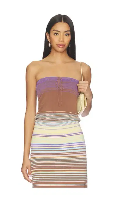 Faithfull Arlette Strapless Top | Thumbnail 1 Faithfull Arlette Strapless Top | Thumbnail 1