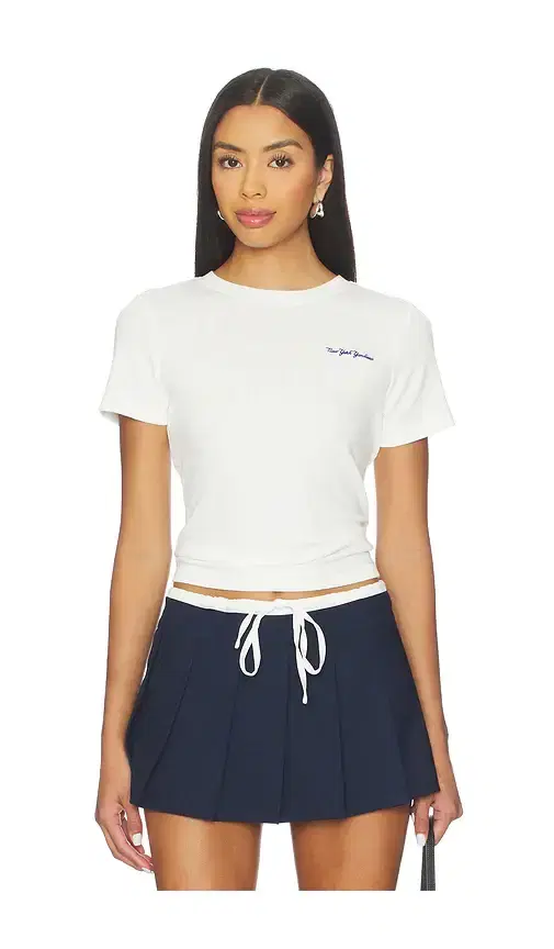 x REVOLVE Yankees Pointelle Baby Tee