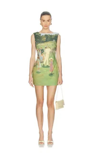 Yellow The Label Augusta Linen Dress | Thumbnail 1