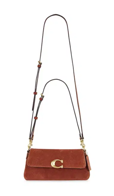 Coach Suede Jet Shoulder Bag | Thumbnail 1