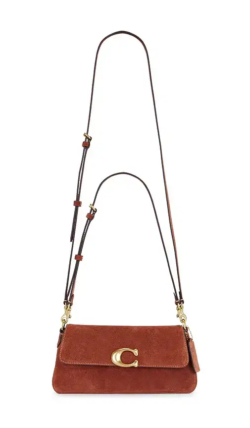 Coach Suede Jet Shoulder Bag