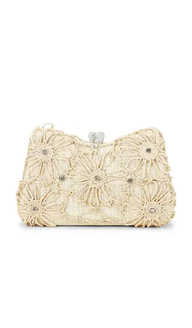 Emm Kuo Gustavia Raffia Flower Clutch | Thumbnail 2