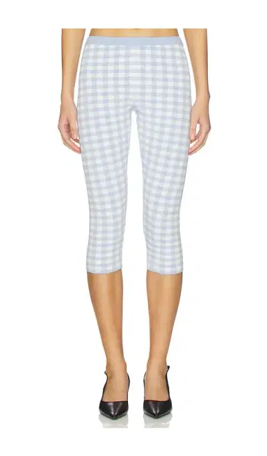 525 America Betty Pull On Gingham Capri | Thumbnail 1 525 America Betty Pull On Gingham Capri | Thumbnail 1