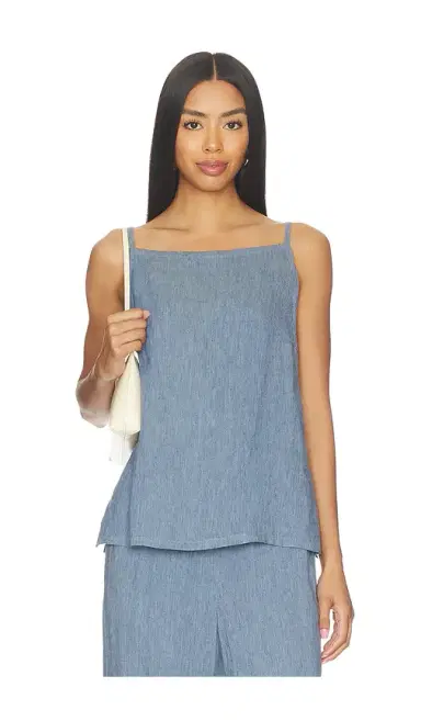 Theory Denim Apron Top | Thumbnail 1 Theory Denim Apron Top | Thumbnail 1